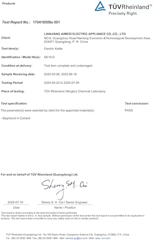 Sikida Glas Wasserkocher 1,8L - sehr leise - zertifiziert BPA-frei, 360° drehbare Basis, LED-Beleuchtung, Borosilikatglas, automatische Abschaltung, Überhitzungsschutz, Stilvoll & langlebig