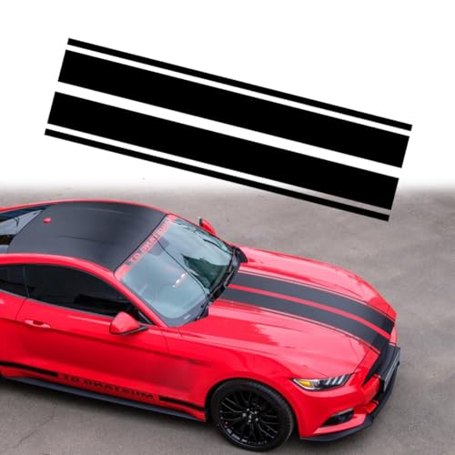 Leasinder Car Hood Stripe Sticker Universal Auto Racing...