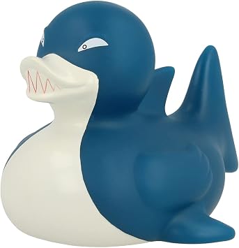 3 Inch Shark Rubber Duck Bath Toy, Collectable, Fun for All Ages, Auto Dash Decoration, Crusing Vacation Gift, Party Favors, Office, School, Home