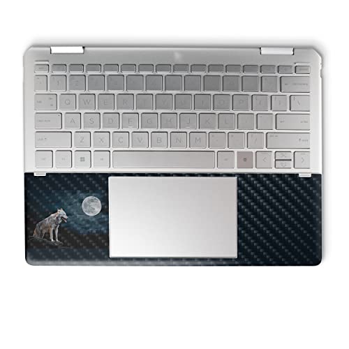 Image of MightySkins Carbon Fiber Skin Compatible with HP Spectre x360 14 inch (2022) Full Wrap Kit - Happy Hunting | Protective, Durable Textured Carbon Fiber Finish | Easy to Apply | Made in The USA