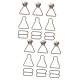 minkissy 6 Juegos De Hebillas Para Ropa Interior Ajuste De Correa De Hombro Soporte De Hebilla Correas De Sujetador Extraíbles Hebillas De Tirantes Hebillas De Repuesto Para Lencería