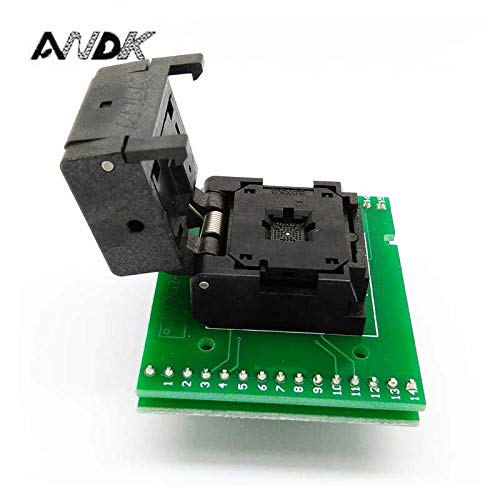 Gimax QFN28 MLF28 WLCSP28 to DIP28 Programming Test Socket Pitch 0.5mm IC Body Size 5x5 IC550-0284-011-G Clamshell SMD Test Socket