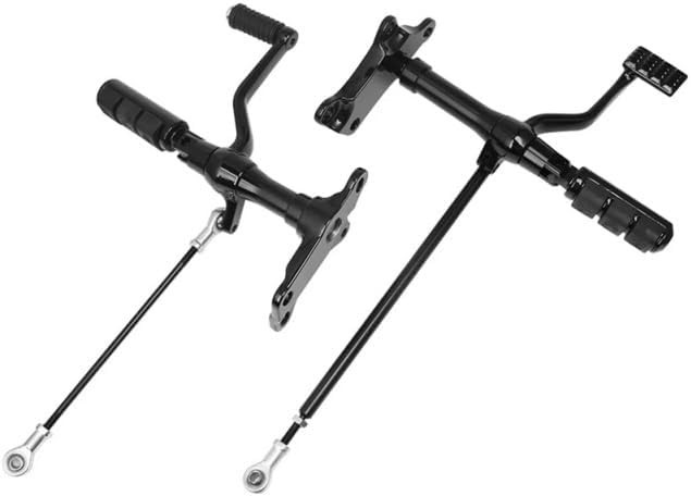 Motorcycle Black Forward Controls Complete Kit Pegs& Levers& Linkages Fit For Sportster XL 883 1200 1991-2003 2002 2001 2000(Chrome)