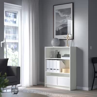 Ikea Billy Bookcase, White 80X28X106 Cm #TOP1