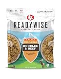Wise Foods Entree Dish Noodles and Beef with Mushroom Sauce 2 Servings Hunting Field Processing Kits