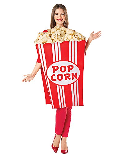 Costume pop-corn unisexe adulte déguisement nourriture drôle Halloween