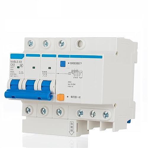 RCBO 4P Type C disjoncteur différentiel 50A pour sécuriser la cuisine