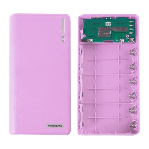 Hxyxbnhno USB 6X 18650 External Backup Battery Box for Case