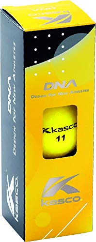 キャスコ(Kasco) ゴルフボール DNA2ピースボール イエロー ダース 2枚目