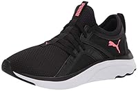 PUMA Women's Softride Sophia Running Shoe, Black-Ignite Pink-White, 5.5 US