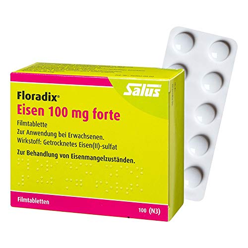 Floradix Eisen 100 mg forte, 100 St. Filmtabletten
