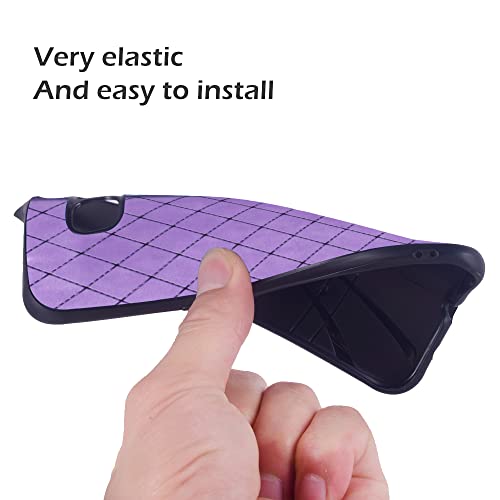 Image of case for Samsung Galaxy J3 2016 /J 3 V /J36V /Sky /Amp Prime Case Rugged Thin Slim Cell Anti-Slip Fit Rubber TPU Mobile Phone Cover for Glaxay Sol J3V JV3 J36 6 J320V J320A Women Men Purple
