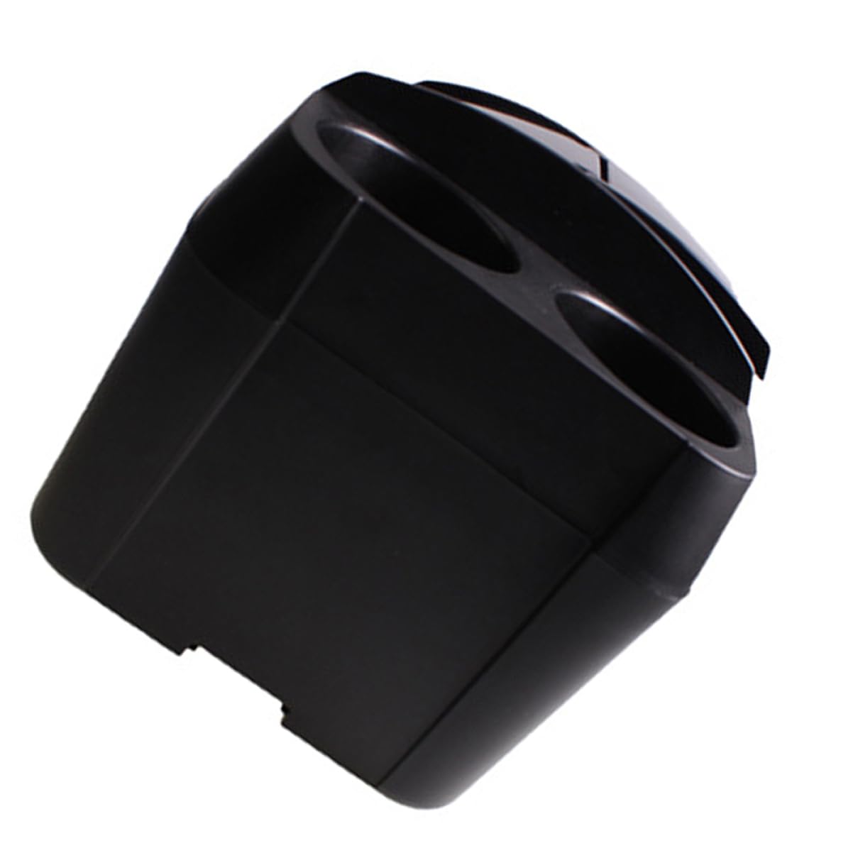 OUNONA Mini Poubelle de Voiture Multifonction Noire en Plastique