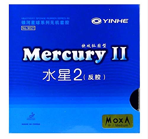 2pcs ITTF Approved yinhe Table Tennis Pingpong Rubber Pimples in Rubber red and Black Loop Fast Attack