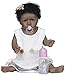 22 Pouces 55 cm Reborn bébé poupées Fille Fait à la Main Corps en Silicone Complet Fille Jouet Peau Noire Nouveau-né Bambin poupée Cadeau de noël