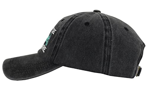 Image of KKMKSHHG Side by Side Hair Don't Care Baseball Cap, Funny Embroidered Adjustable Washed Cotton Outdoor Car Hat for Women Men