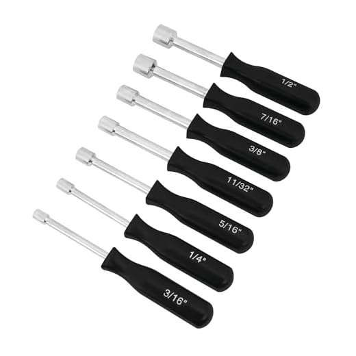 Performance Tool 1910 7-Piece SAE Nut Driver Set