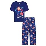 The Super Mario Galaxy Movie Boys' 2-Piece Loose-fit Pajama Set, Soft & Comfortable, MARIO LETS A GO, 6