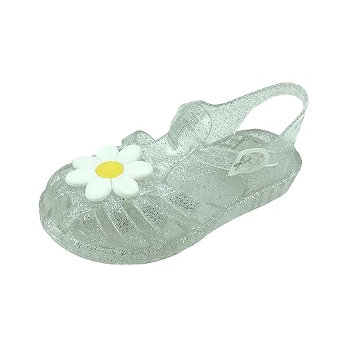 Toddler Girls Shoes Breathable Shoes Flower Patterned Baby Soft Shoe Covers 0 To 18 Months Kids Flip Flops Girls