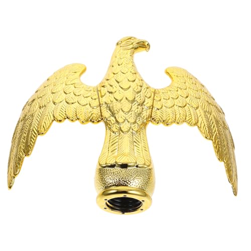 INOOMP Decoración De Cabezal De Bandera Forma De Águila para Jardín Adorno De Resistente para Poste De Bandera Exterior Accesorio Práctico y Ligero para Eventos Al Aire
