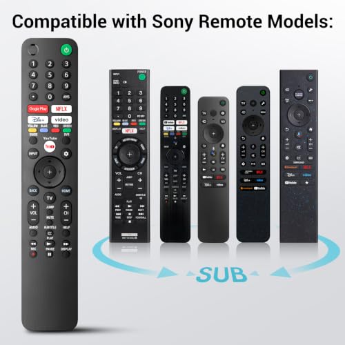 Image of Remote-Control-for-Sony-TV & Sony-Bravia-Smart-TV-Universal-Replacement