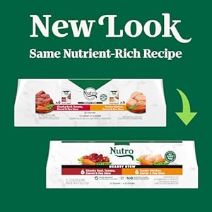 Nutro Hearty Stew Cuts In Gravy Wet Dog Food Chicken Beef Variety Pack, 12.5 oz. Cans (12 Count, Pack of 1) Nutro Hearty Stew Cuts In Gravy Wet Dog Food Chicken Beef Variety Pack 125 oz Cans 12 Count Pack of 1