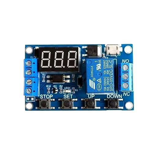 Relé Temporizador Digital Ajustável Delay Timer para Chocadeira e Usos em Geral