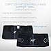 Core Products Industrial Lumbar Belt with Internal Suspenders for Breathable Comfort & Convenience, Lower Back Support, Black - Small