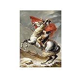  Portrait de Napoléon Toile Peintures Classique Napoléon Affiches et Gravures Cuadros Mur Art Photos pour Salon Décor À La Maison 40x60cm (16x24in) Sans Cadre