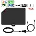 VIEWTEK Amplified HDTV Receiver 50 Mile Range with Detachable Amplifier 13 Ft Copper Coaxial Cable for TV with Better Reception 4K Ready