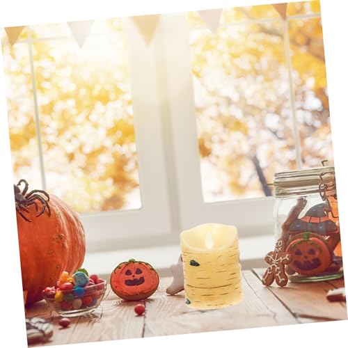 Vela LED decorativa para mesa y fiestas con luz cálida 4
