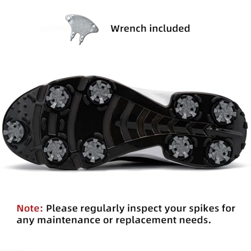 FENLERN Spike Waterproof Golf Shoes