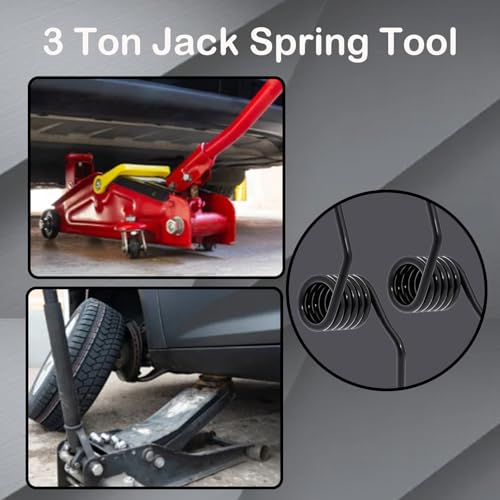 Image of 3 Ton Hydraulic Floor Jack Spring Kit - Fit Heavy Duty Steel Return Jack Springs for Handle Replacement, Universal Torque Reset Accessory (Hydraulic Floor Jack Spring Kit, 4)