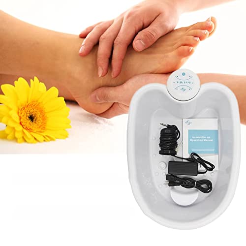 LYFDPN Macchina per pediluvio disintossicante ionico, Macchina per pediluvio disintossicante per Piedi con ioni Negativi Macchina per la Pulizia Cellulare Chi per Uso Domestico Salone di Bellezza