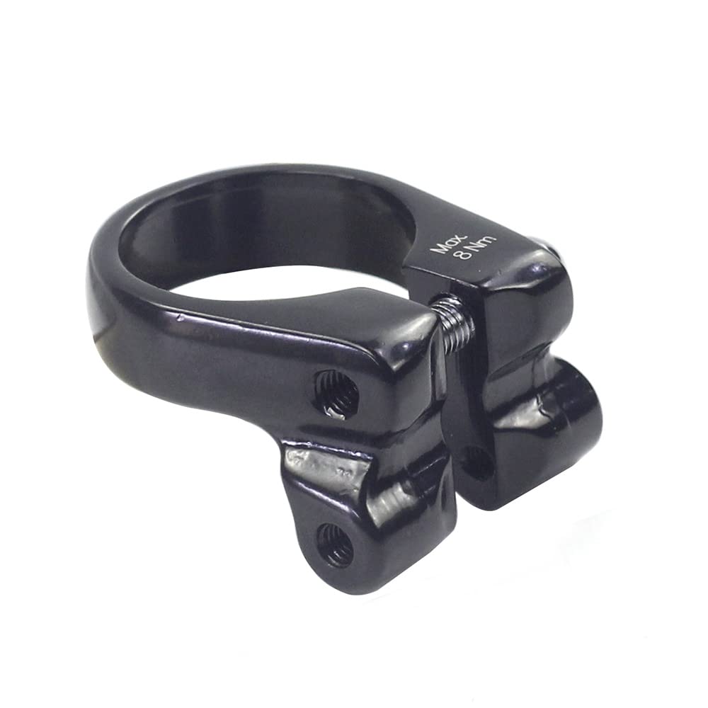 Silverock Aluminum Seatpost Clamp 31.8mm 34.9mm for Road MTB Bike E-BIKES Frame E Bikes Seat Mudguard Collar (34.9mm)