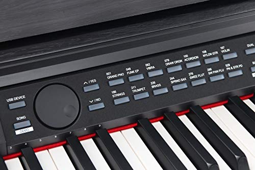Classic Cantabile DP-A 410 Piano Numérique – 88 touches clavier électronique – Synthetiseur avec USB-MIDI, 600 voix, 128… - Les Beatles, Paul McCartney, John Lennon, RIngo Starr, George Harrison Classic Cantabile DP-A 410 Piano Numérique - 88 touches clavier électronique - Synthetiseur avec USB-MIDI, 600 voix, 128… – Image 5