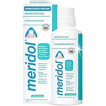 Meridol Mouthwash Antibacterial Effect for Healthy Teeth & Gums, Alcohol Free , 400 ml / 13.53 Fl.oz
