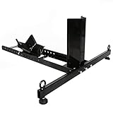 7BLACKSMITHS Adjustable Motorcycle Stand Wheel Chock Upright 1800lbs Capacit Heavy Duty Motorcycle Wheel Chock