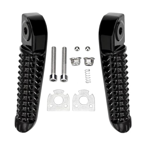 CRJIMX Motorrad Vorderfußrasten Hinterfußstütze Rennfahrer Beifahrer Pedal Zubehör Für YAMAHA YZF R1 R1M R1S R6 R1LE Für VMax 1700 GP60(Hinteren)