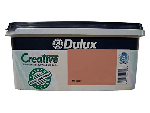 2,5 Liter Dulux Creative Wohnraumfarbe, Montego Seidenglänzend