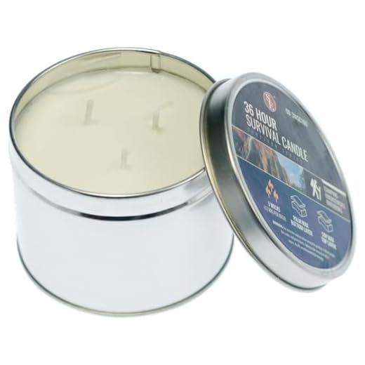 SE Survivor Series 3-Wick 36-Hour Emergency Candle - OD-3WSC100