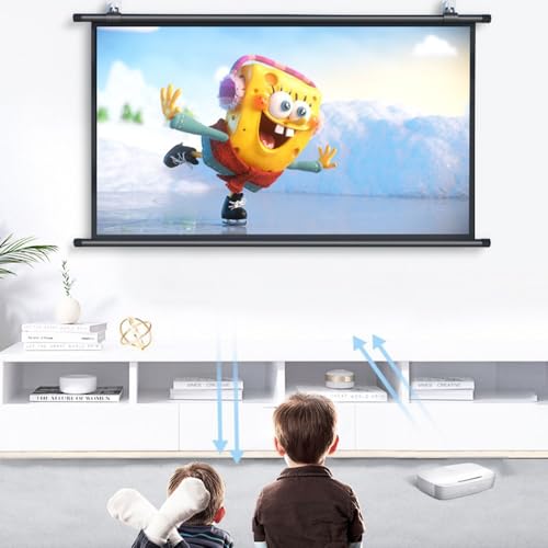 Pantalla de proyección portátil 16:9-72 pulgadas con ganancia 2.5 miniatura 6