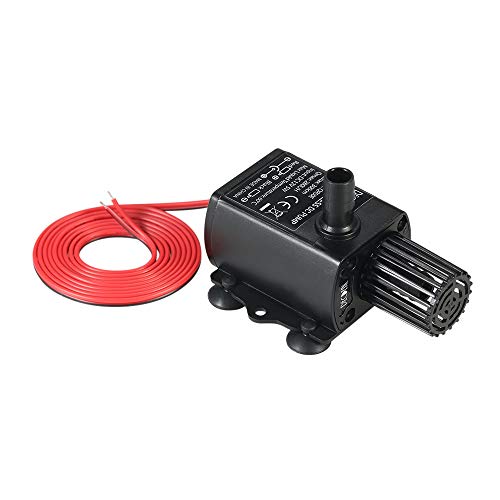 Decdeal DC12V 5W Ultra-silencioso Mini Bomba de Água Sem Escova Fonte Submersível À Prova D 'Água A