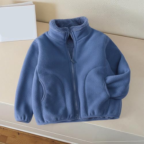 Sherpa Winter Warm Coats for Girl Long Sleeve Stand Collar Jacket Zipper Solid Jackets with Side Pocket 2025 Coat2