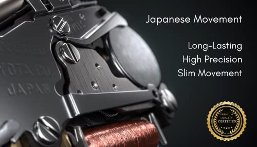 Image of Luxury Emperor Black Badge Roman - Black Watch - Made in India Luxury Watch