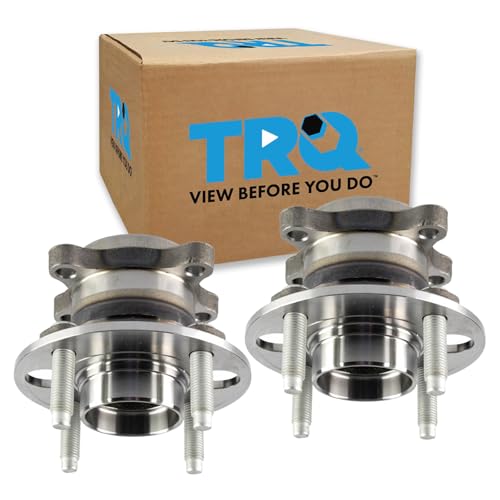 Image of TRQ Rear Left and Right Wheel Bearing and Hub Assembly Set 2 Piece Compatible with 2016-2021 Chevrolet Spark