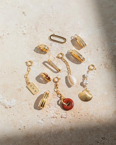 14K Gold Bikini Jewelry Charms, Waterproof and Tarnish Proof, Clip On and Customizable Charms Gold Plated Stainless Steel, Hypo-Allergenic3