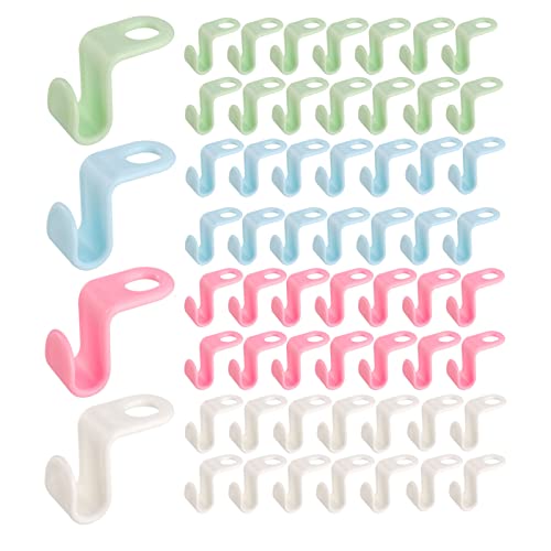 Hejo 56PCS Connettori Appendiabiti Salvaspazio