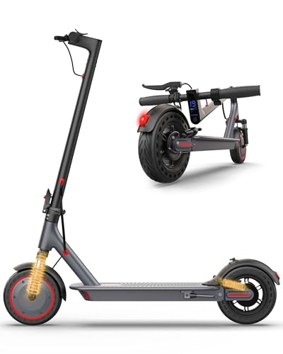 Electric Scooter, 500W Motor, 22 Miles Max Range, 22 Mph Top Speed, Double...