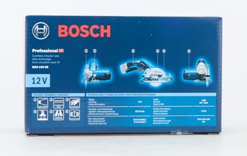 Bosch Serra circular GKS 12V-26 1400 RPM Sem bateria